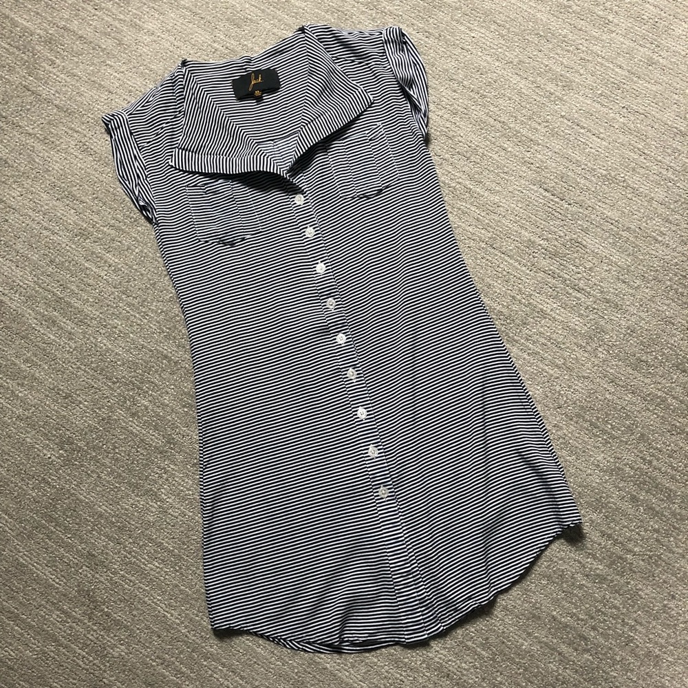 Jack | BB Dakota Black & White Striped Dress